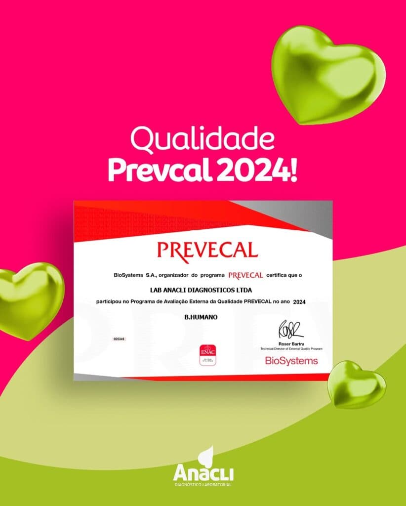 Anácli recebe novamente Certificado de Qualidade Internacional Prevecal!