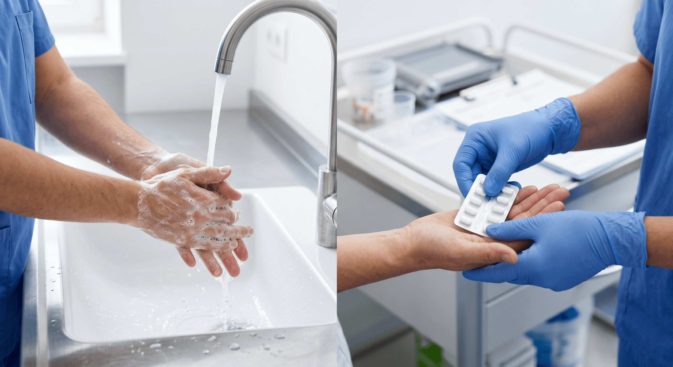 Higienização das mãos e uso correto de medicamentos salvam vidas!