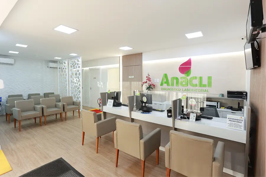 Recepção do laboratório